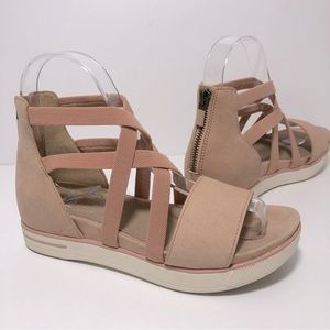 Eileen Fisher Star Strappy Leather Sandals